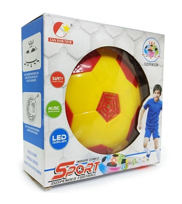 Picture of Kid's Sports Indoor Suspended Air Cushion Football With Colorful Electric Led Light