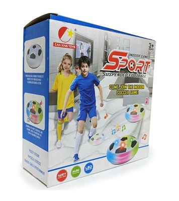 Picture of Kid's Sports Indoor Suspended Air Cushion Football With Colorful Electric Led Light