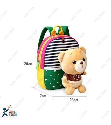 Picture of TEDDY BEAR Soft Plush Doll Puppet Cartoon Animal Mini School Bag