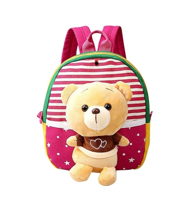 Picture of TEDDY BEAR Soft Plush Doll Puppet Cartoon Animal Mini School Bag