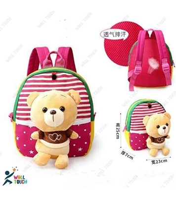 Picture of TEDDY BEAR Soft Plush Doll Puppet Cartoon Animal Mini School Bag