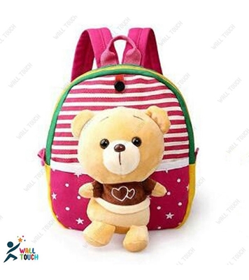 Picture of TEDDY BEAR Soft Plush Doll Puppet Cartoon Animal Mini School Bag