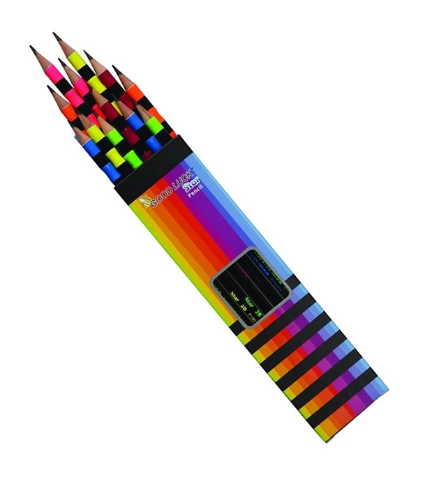 Good Luck Star Pencil 2B 1 Piece 