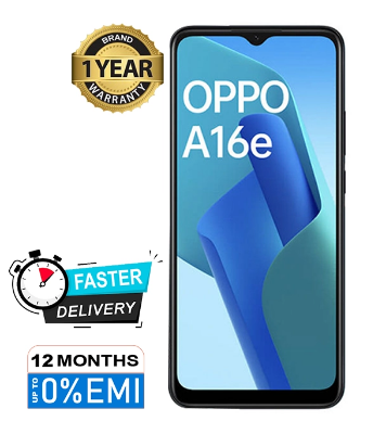 Buy Oppo A16e 4GB RAM and 64GB ROM- Black at Best Price