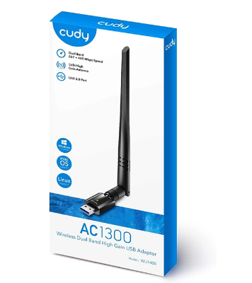 Picture of Cudy WU1400 AC 1300Mbps USB 3.0 Dual Band WiFi Adapter for PC