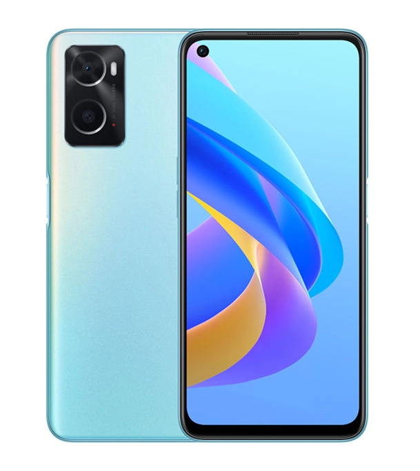 Picture of Oppo A76 with RAM  6GB and ROM 128GB- Glowing Blue