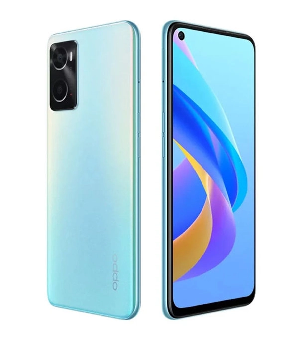 Picture of Oppo A76 with RAM  6GB and ROM 128GB- Glowing Blue