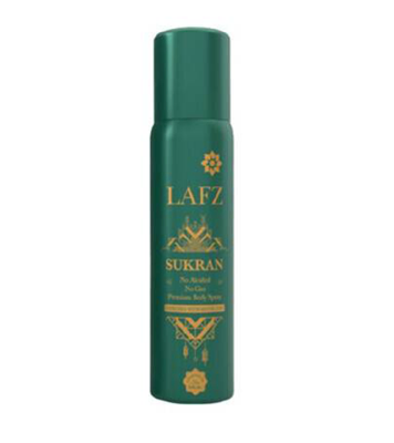 Buy Lafz Sukran No Alcohol Body Spray 120ml Online