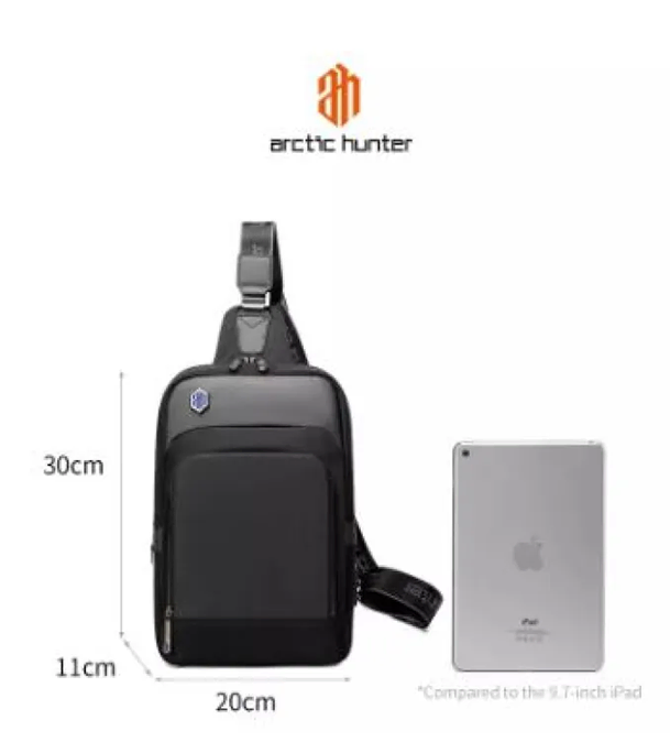 Buy Arctic Hunter XB00116 Leather Crossbody Business Waterproof IPAD Bag With USB Online