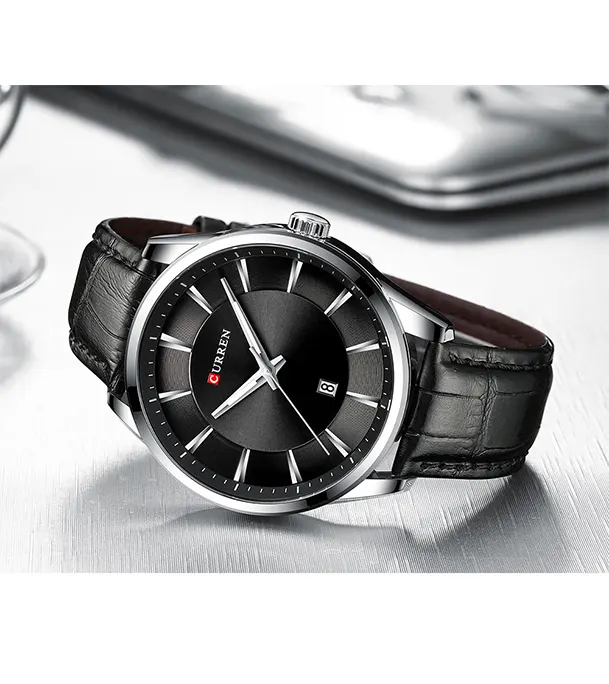 Buy CURREN 8365 Quartz Casual Leather Watch for Men at Best Price In Bangladesh