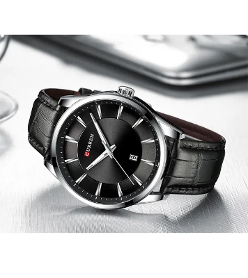 Buy CURREN 8365 Quartz Casual Leather Watch for Men at Best Price In Bangladesh