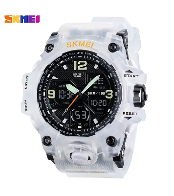  SKMEI 1155B Adult Double Time Watches Wristwatch Dual Display