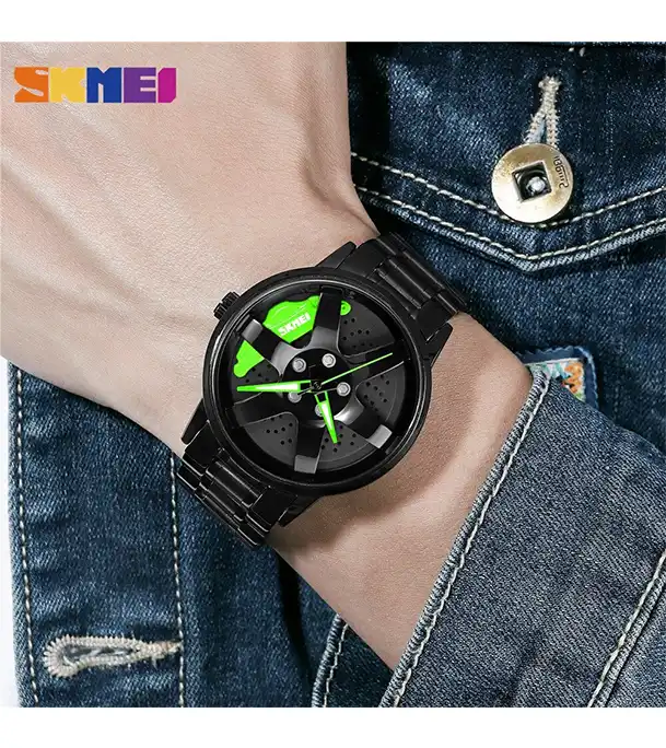 SKMEI 1787 Wheels watch for mens waterproof 