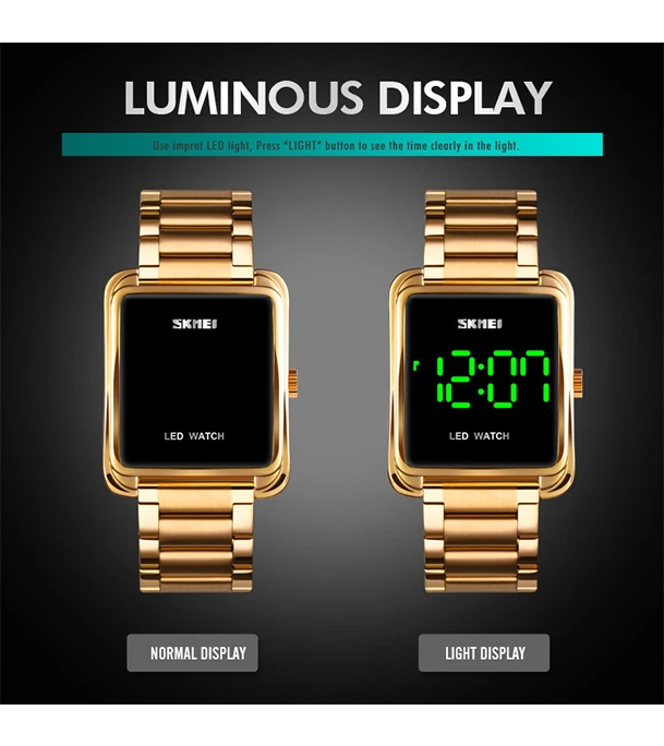 Skmei 1505 LED Digital Watch for men waterproof 