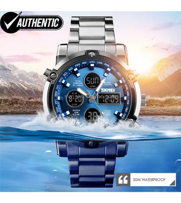 SKMEI 1389 Sports Fashion Quartz Dual Display Watch