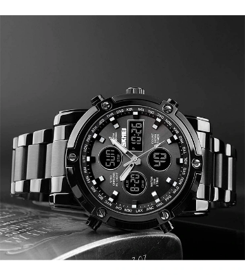 SKMEI 1389 Sports Fashion Quartz Dual Display Watch 