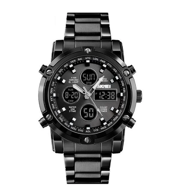SKMEI 1389 Sports Fashion Quartz Dual Display Watch 