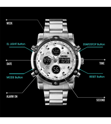  SKMEI 1389 Sports Fashion Quartz Dual Display Watch