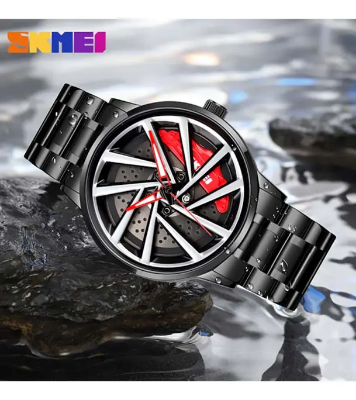 Skmei 1990 Wheels Watch For Men waterproof