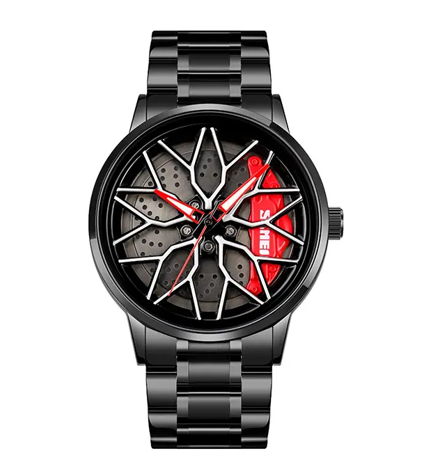 Skmei 1990 Wheels Watch For Men waterproof