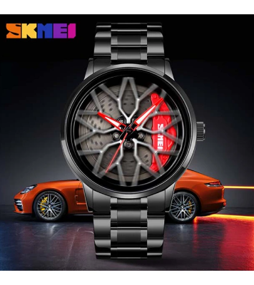 Skmei 1990 Wheels Watch For Men waterproof