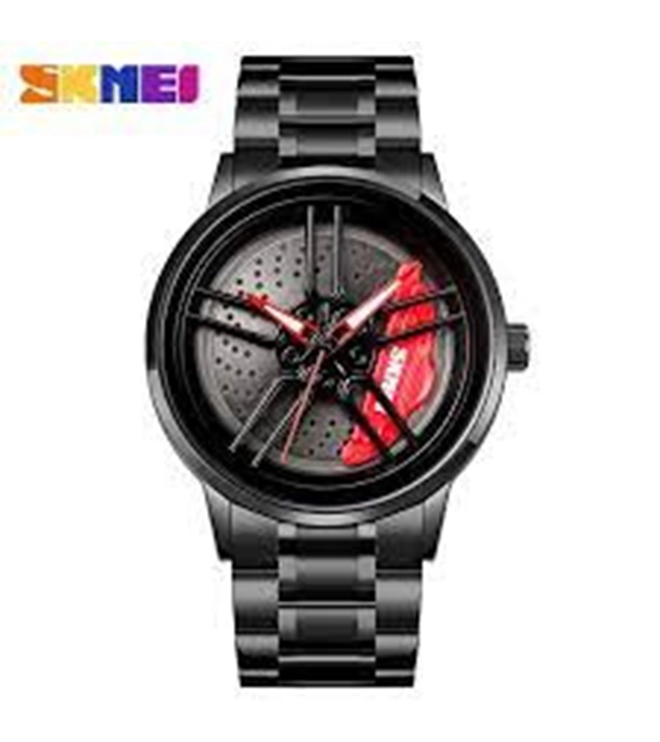 Skmei 1990 Wheels Watch For Men waterproof 