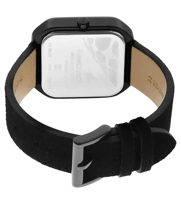 Buy FASTRACK 3272NL01 After Dark Black Dial Leather Strap Watch for Guys at Best Price in Bangladesh