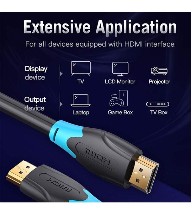 Buy VENTION AACBI HDMI Cable 3M Black Online
