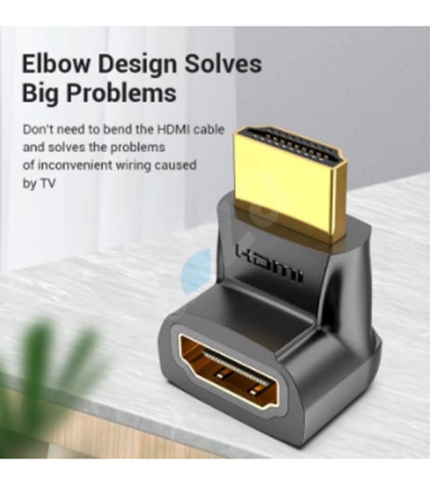 Buy VENTION HDMI 270 Degree Male To Female Adapter Black Online