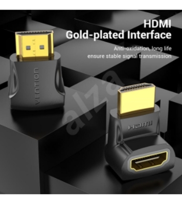 Buy VENTION HDMI 270 Degree Male To Female Adapter Black Online
