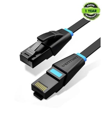 Buy VENTION IBJBG Flat Cat.6 UTP Patch Cable 1.5M Black Online