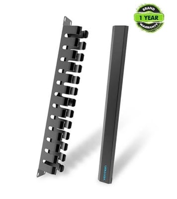 Buy VENTION KHAB0 24 U Cable Manager Black Online