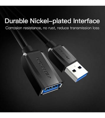 Buy VENTION VAS-A44-B300 USB2.0 Extension Cable 3M Black Online