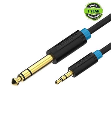 Buy VENTION BABBG 6.5mm Male To 3.5mm Male Audio Cable 1.5M Black Online