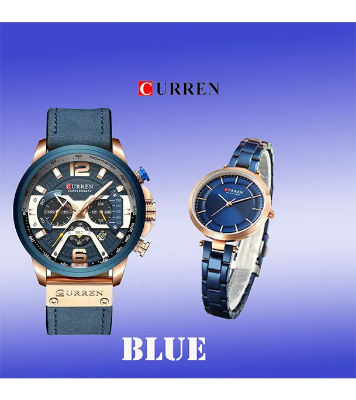 Buy CURREN Sport Waterproof Quartz Stainless Steel Couple Watch at Best Price in Bangladesh