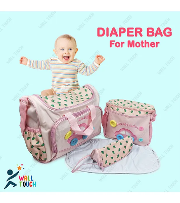 Buy Multi-functional Mother Diaper Bag- 3pcs set at Best Price in Bangladesh