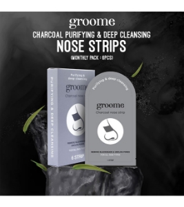 Groome Tea Tree Purifying & Deep Cleansing Nose Strips (Monthly Pack) 6Pcs Groome Tea Tree Purifying & Deep Cleansing Nose Strips (Monthly Pack) 6Pcs