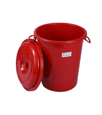 Buy Drum Bucket  60L-Red With Lid at Best Price In Bangladesh