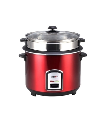 Picture of VISION Rice Cooker 3.0 Ltr 100 SS Red 