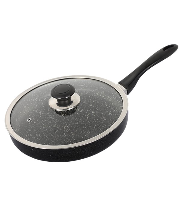 Picture of TOPPER Nonstick Glamour Fry Pan With Lid (Spatter Grey) 22 cm 