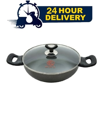 Picture of Topper Nonstick Glamour Deep Fry Pan With Lid (Black) 26 cm