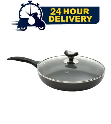 Picture of Topper Nonstick Glamour Fry Pan With Lid Ash 24 Cm