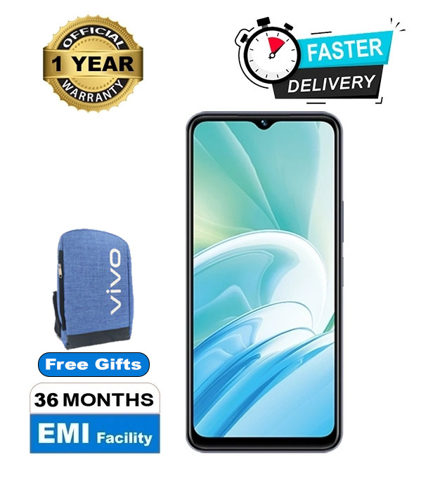 Picture of vivo Y22 4GB RAM and 128GB ROM- Black with Special Gifts