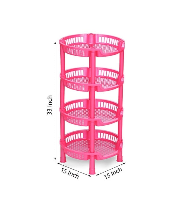 Picture of Round Rack 4 Step - Pearl Pink