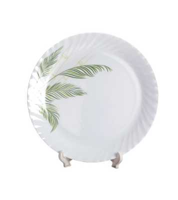 Buy Italiano 11" Crazy Plate Green Leaf Online at Best Price