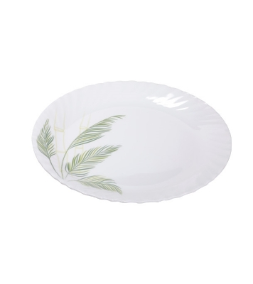 Buy Italiano 11" Crazy Plate Green Leaf Online at Best Price