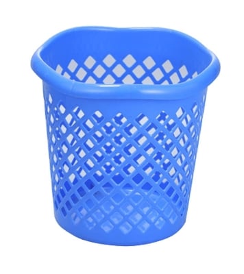 Picture of Wave Paper Basket - Blue