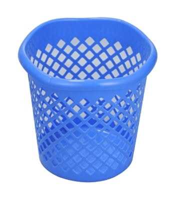 Picture of Wave Paper Basket - Blue