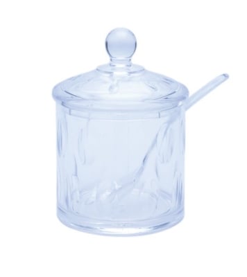 Picture of Lotus Salt Jar-Trans