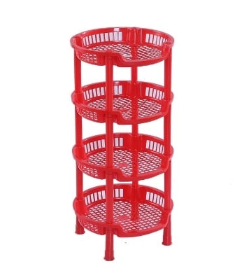 Picture of Round Rack 4 Step - Red